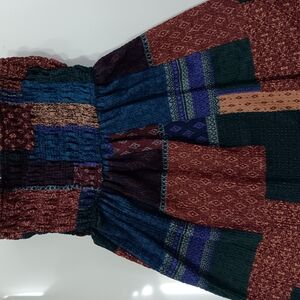 EARTHBOUND Patchwork Maxi Dress - Multicolor